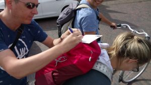 Kaartje schrijven voor Baudien